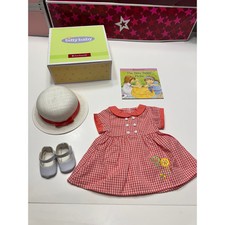 American girl doll NIB Bitty Baby Twins birthday dress outfit hat