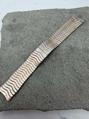 #1773 ORIG. EBEL 2614A STAHL GOLD 20MM CLASSIC WAVE R0197 BICOLOR ARMBAND BANB