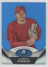 2011 Bowman Platinum Prospects Blue 163/199 Jarrod Parker #BPP56 0b5