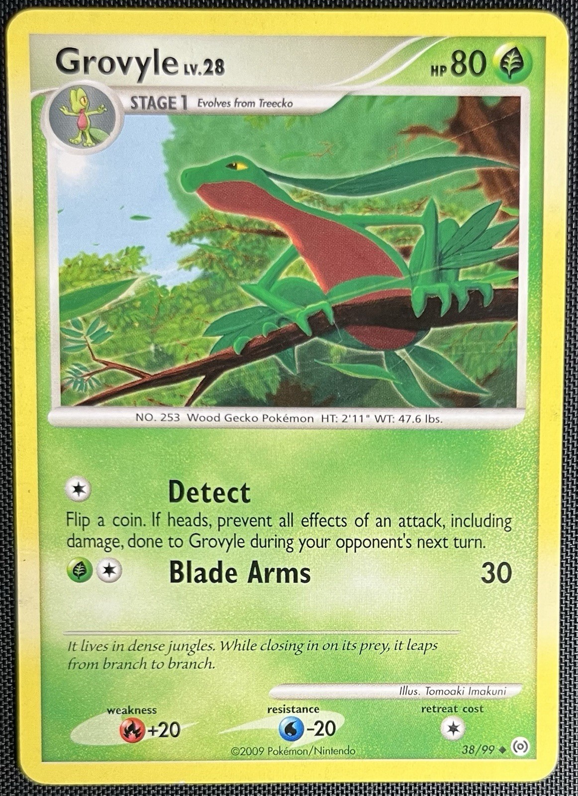 Grovyle 38/99 Pokemon English Platinum: Arceus 2009