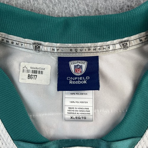 Miami Dolphins Jersey Mens XL White NFL Football Brandon Marshall 19 Reebok - Picture 10 of 13