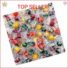 Jawbreakers Hard Candy 1 Pound Bag - Approx. 75 Count Fruit Flavored Assortm