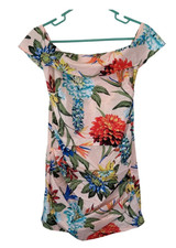 PrettyLittleThing Pink Tropical Floral Dress