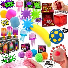 Random Squishy Toy Set Stress Relief Sensory Fidget Toys Soft Squeeze Mochi Ball