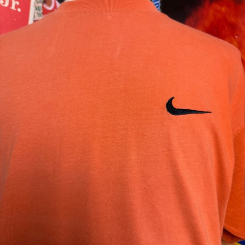 Vintage 90s Nike Orange Short Sleeve T Shirt Embroidered Swoosh Tee Sz XL by Nike, Size XL, $50 - Photo 2