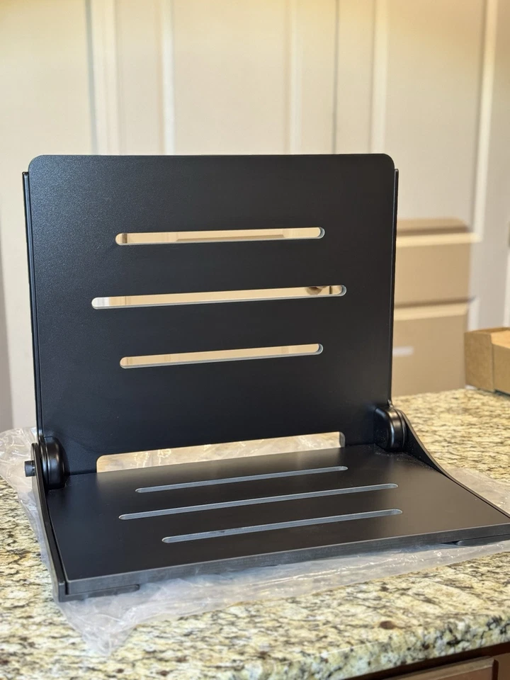 Asiento de pared plegable con respaldo alto Seachrome SHAF-185155-PBS-MB caja abierta devolución sin usar Foto 2 de 4