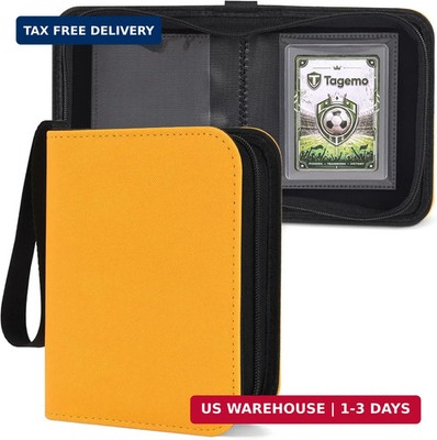 1 Pocket Top Loader Binder, Mini Trading Card Binder Album for 3x4 Rigid Protect