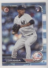 2019 Bowman Sky Blue 481/499 Jonathan Loaisiga #7 6z2