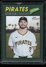 2026 Topps Heritage #266 Spencer Horwitz Dark Green