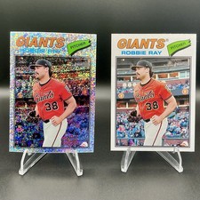 Robbie Ray 2-Card Lot – 2026 Topps Heritage Silver Sparkle + Base SP