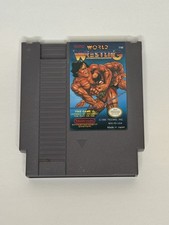 Tecmo World Wrestling (Nintendo NES 1990) Tested - Authentic - Cartridge Only
