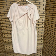 London Times Pale Pink Dress Size 22W