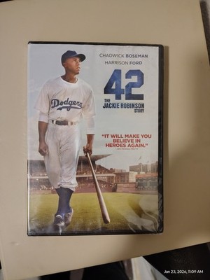 Warner Bros 42: The Jackie Robinson Story DVD Widescreen Boseman Ford