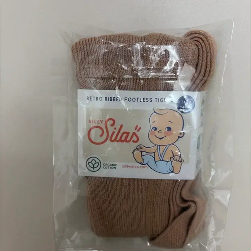 Silisilras Unworn Baby Tights 1-2 Years Light Brown - New