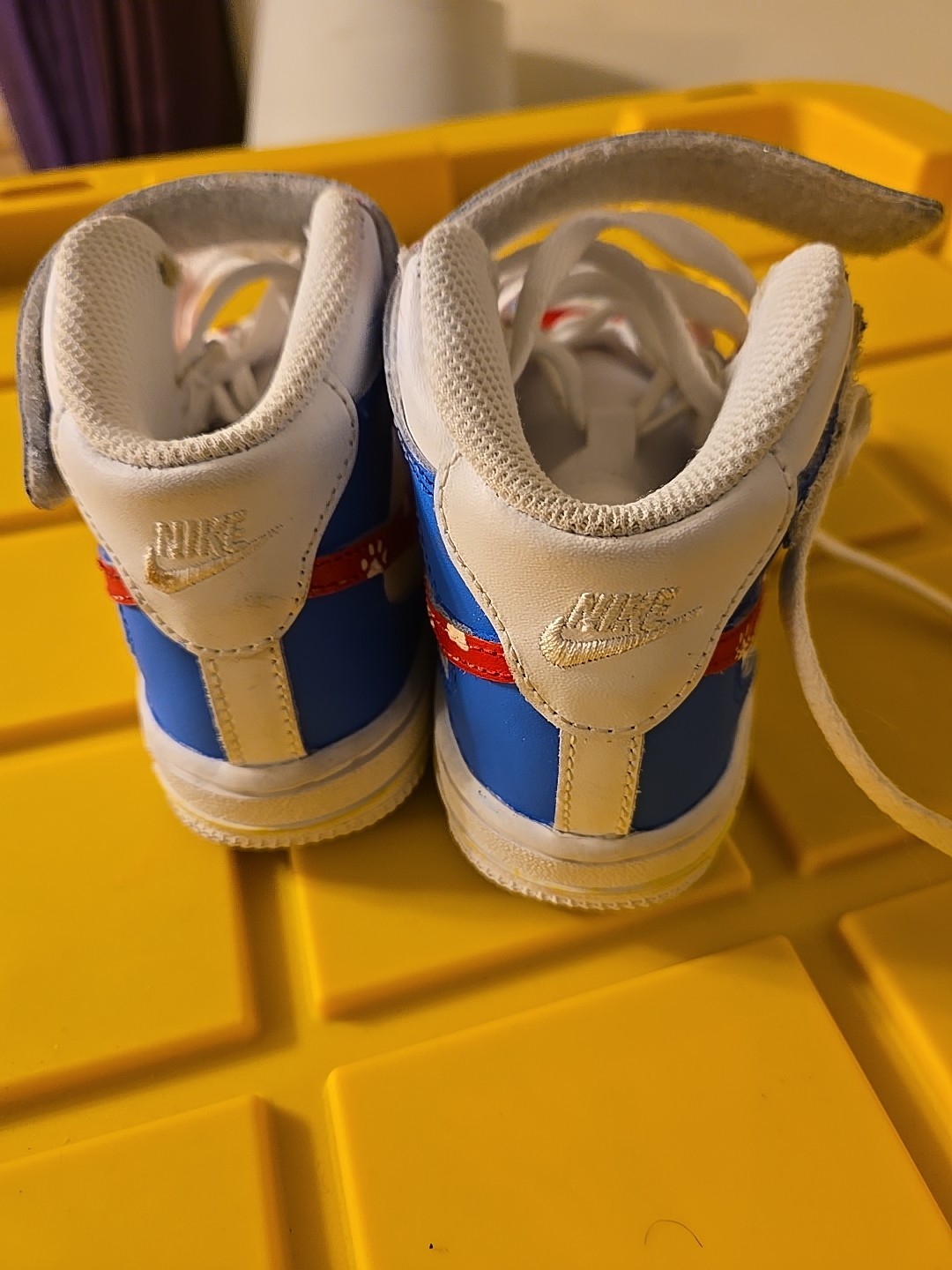 Paw patrol Custom Air Force 1’s Size 9 Toddler image 3