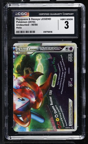 Rayquaza & Deoxys LEGEND graded CGC 3 for sale on eBay