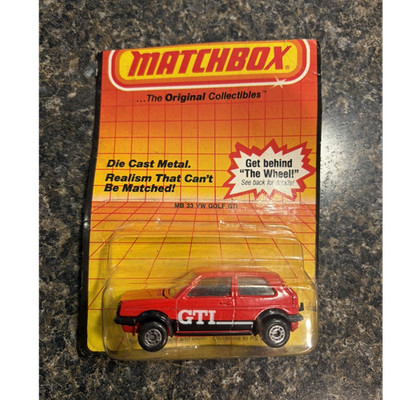 Matchbox 1983 VW Golf GTI 1:64 Matchbox 1-75 Red Diecast Car Unopened Box