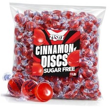 Sugar Free Cinnamon Hard Candy, 1 lb. Bag Individually Wrapped Cinnamon
