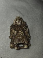 Antique 6cm TallJapanese Warrior God Statue netsuki
