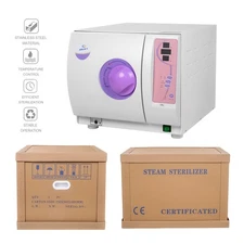 23L Dental Autoclave Fully Automatic Steam Sterilizer Digital Diplay Class N US