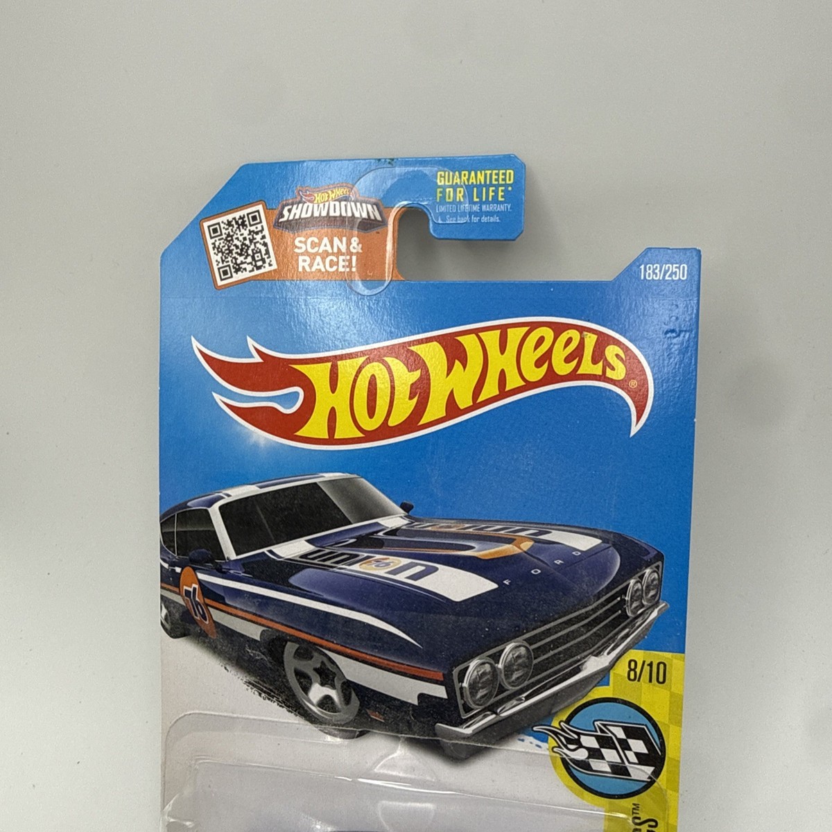 Hot Wheels 2016 '69 Ford Torino Talladega Union 76 Livery Blue 183