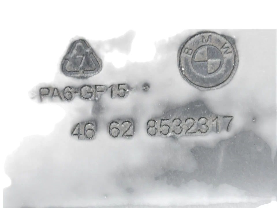 Plaque D'Immatriculation Originale BMW R1250 GS TRIPLE BLACK 2023 8532317 - Photo 2/4