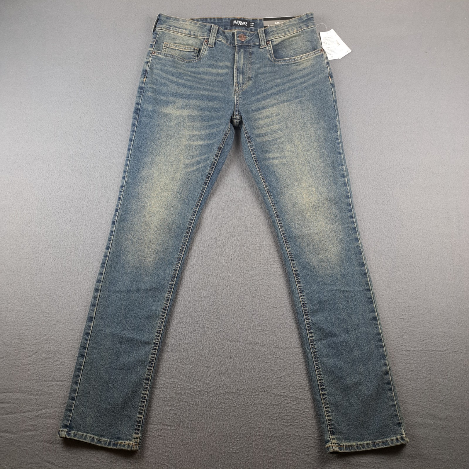 's 32x32 Dirty Wash Blue Denim New