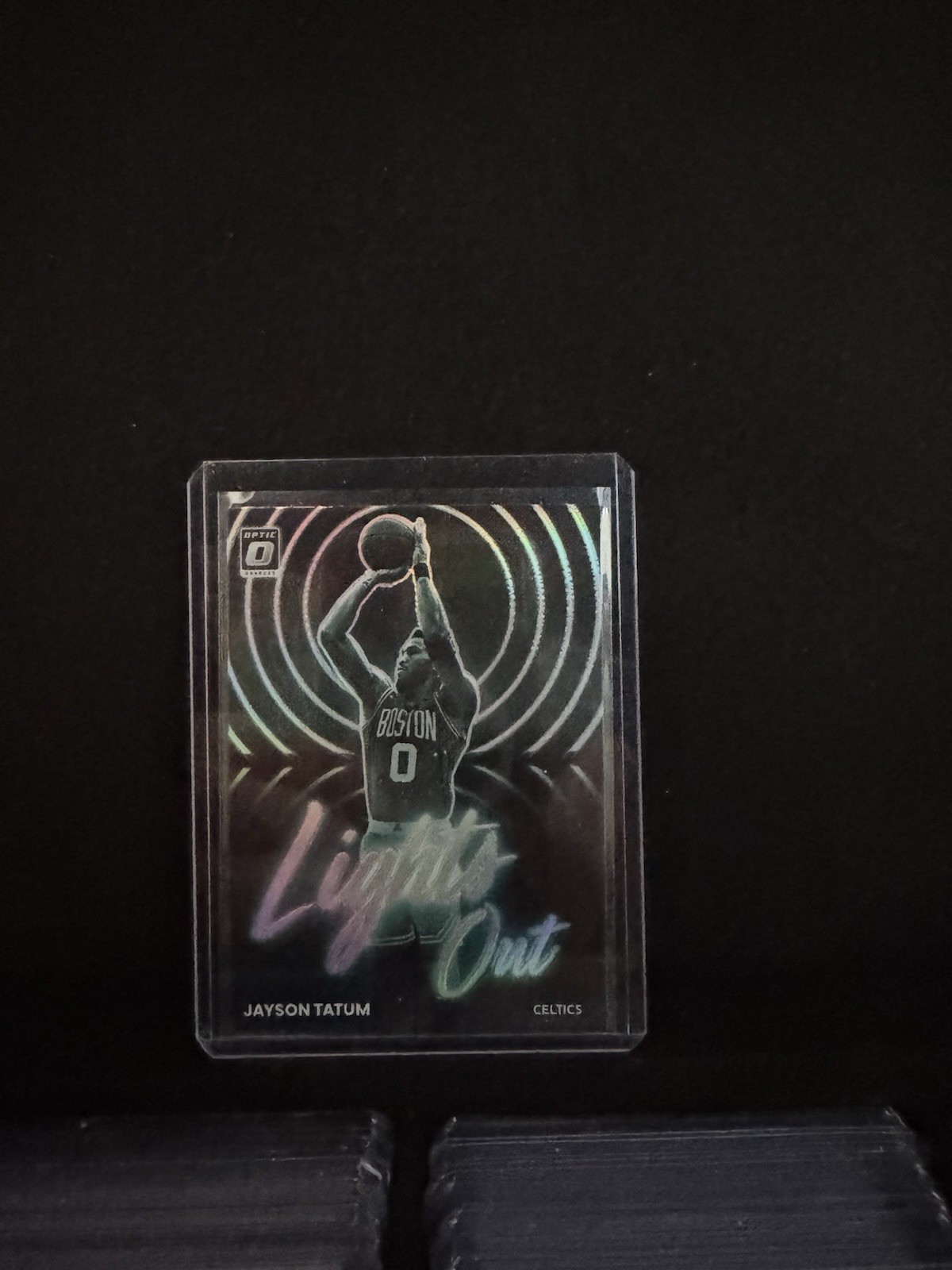 2022-23 Panini Donruss Optic - Lights Out Jayson Tatum #1 Holo Prizm