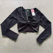 Capezio Black Long Sleeve Ballet Shrug Sz M