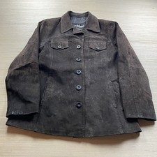 Vintage Maxima Wilsons Leather Pea Coat Jacke...