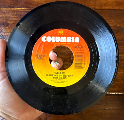 Wham! Wake Me Up Before You Go-Go Columbia 7'' 45 Stereo 38-04552 (1984)
