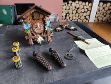 ENGSTLER COUCOU CUCOO MUSICAL EDELWEISS H 22CM NMIB