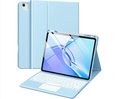 Case With Keyboard iPad Air 13 inch & Pro 12.9 Multi-Touch Trackpad, No Charger 