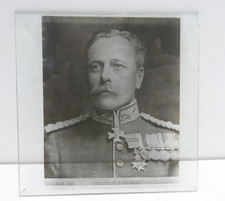 VINTAGE GENERAL SIR MARSHAL DOUGLAS HAIG WWI GLASS MAGIC LANTERN PHOTO SLIDE
