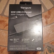 Targus - 65W USB-C Laptop Charger - Black