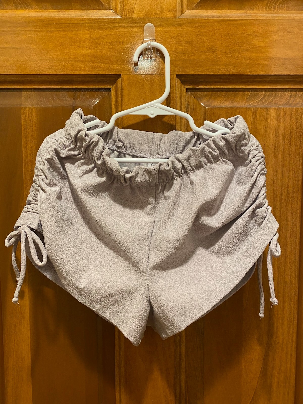 Five Dancewear light gray ruched shorts YXL Excel… - image 1