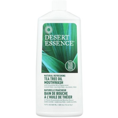 Desert Essence Tea Tree Oil Mouthwash 16 Oz