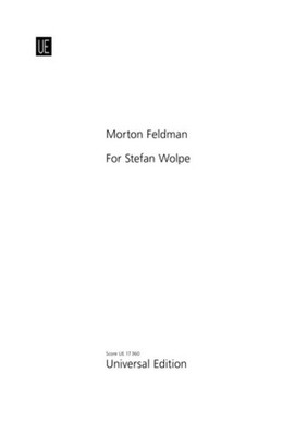 For Stephan Wolpe Score satb choir and 2 vibraphone Feldman UE Wien 550