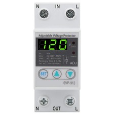 Voltage Stabilizer Voltage Protector Adjustable 120v Ac Under Over Voltage ...