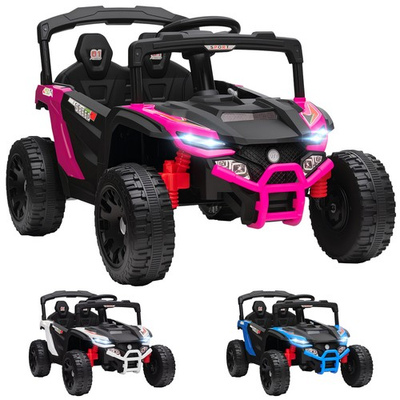 #ad Qaba 12V Kids Ride On Truck with Dual Motors for 3 8 Boys Girls $99.99