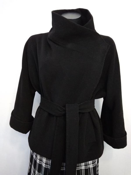 Women Enzo Blazer Black Wool 38 / M / 46