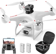 Drone with 4K HD Camera, Remote Controller, 02 Batteries, and Carrying Case, S11