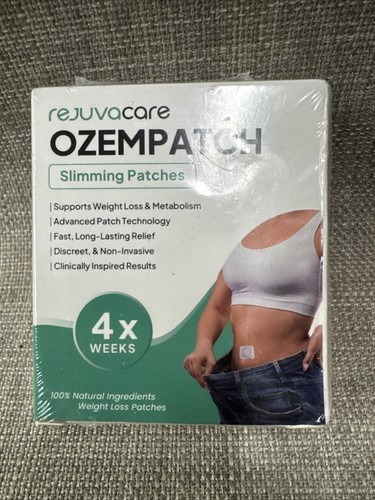 Rejuvacare OZEMPATCH Abnehmen Gewichtsverlust Pflaster 4x Woche NEU versiegelt (b)