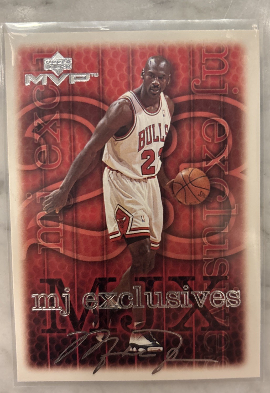 1999-00 Upper Deck MVP - MJ Exclusives Michael Jordan #207 Silver Script