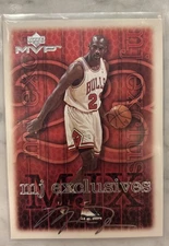 1999-00 Upper Deck MVP - MJ Exclusives Michael Jordan #207 Silver Script