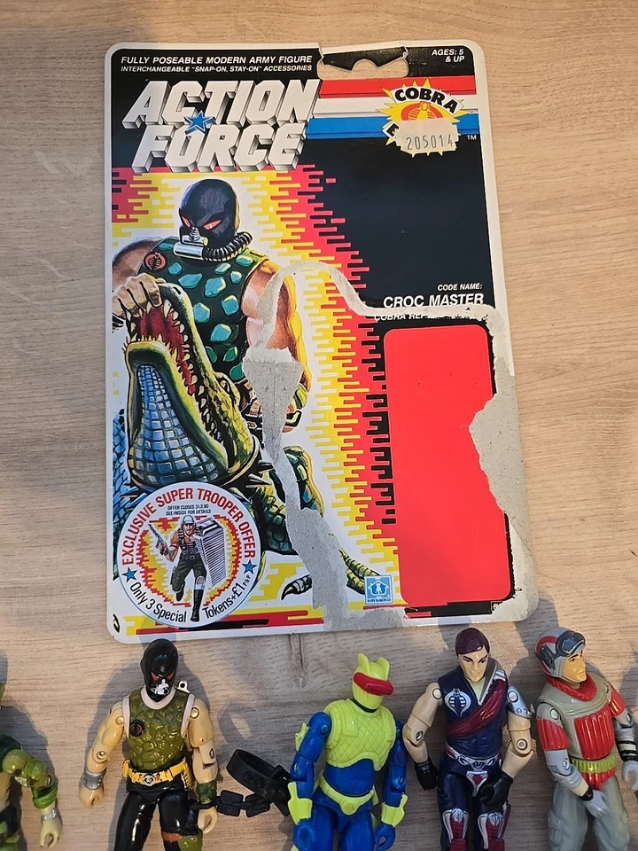 Action Force Vintage Bundle GI Joe Collectible Figures Palitoy 1980s X 6 - Image 2 of 4
