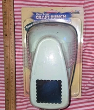 2~MARVY UCHIDA CLEVER LEVER EXTRA JUMBO 2" CRAFT PUNCHES 1~Square & 1~Rectangle 