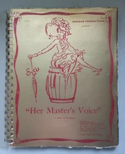 HER MASTER'S VOICE Musical Play Script / Genisus Productions