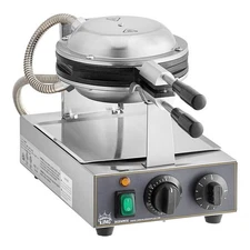 Carnival King Non-Stick Single Bubble Waffle Maker with Timer - 120V, 1500W