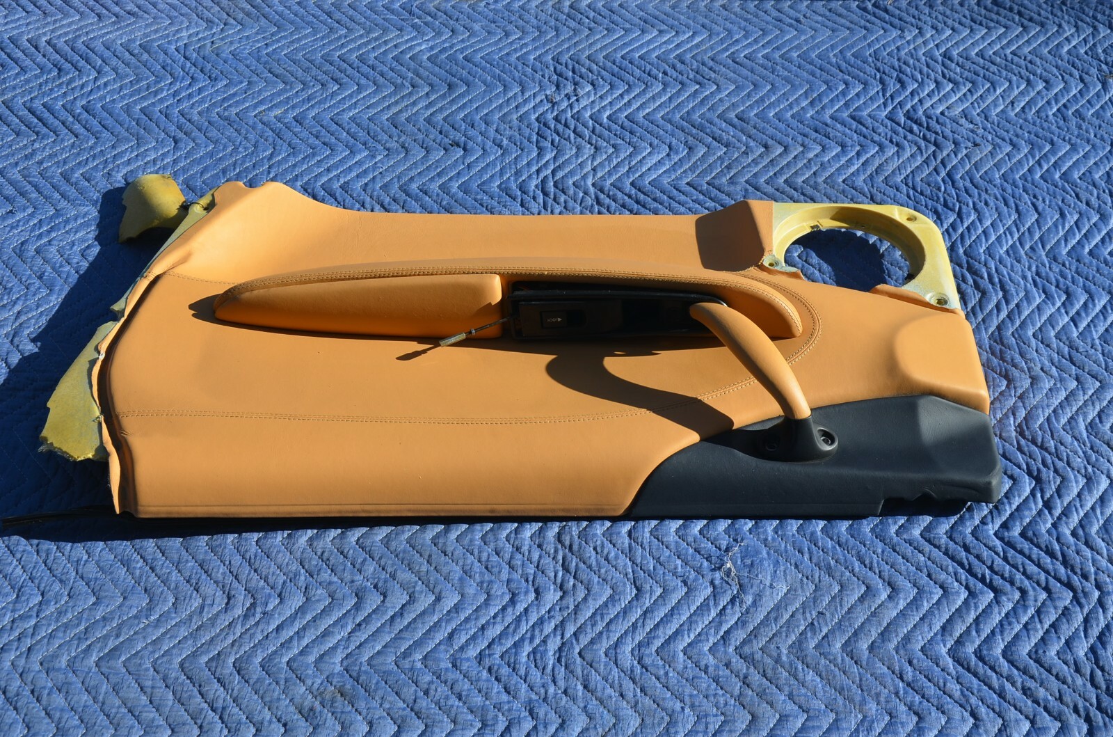 Ferrari 360 Modena Interior Right Door Trim Cover Panel Beige-Tan OEM Damaged